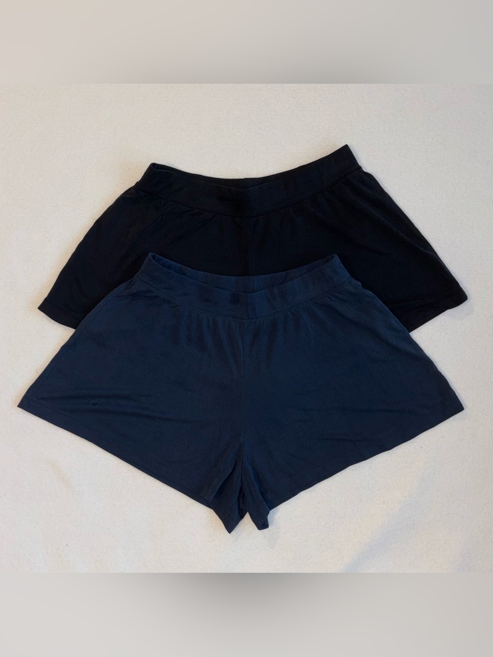 set of two soft flowy athletic shorts - size S